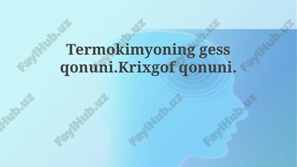 termokimyoninggessqonuni.krixgofqonuni — PPTX
