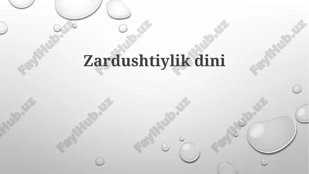 zardushtiylik — PPTX