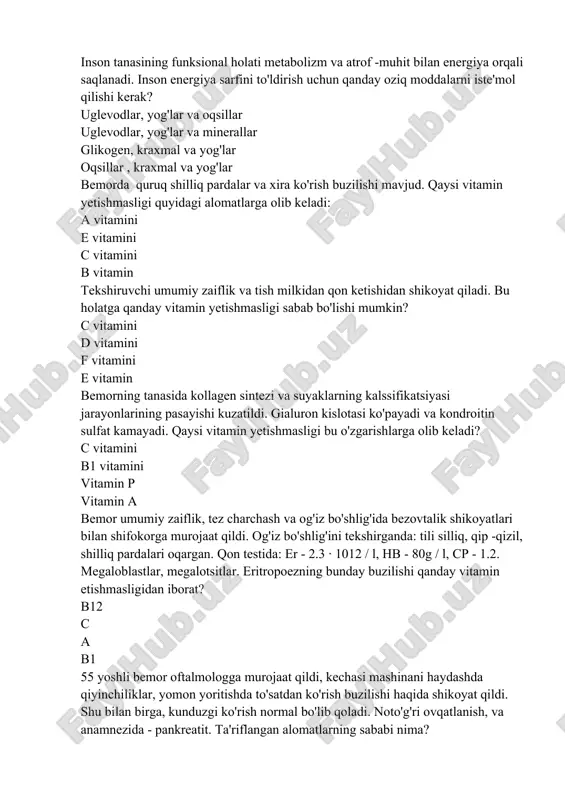 inson energiyasi ustida — DOCX