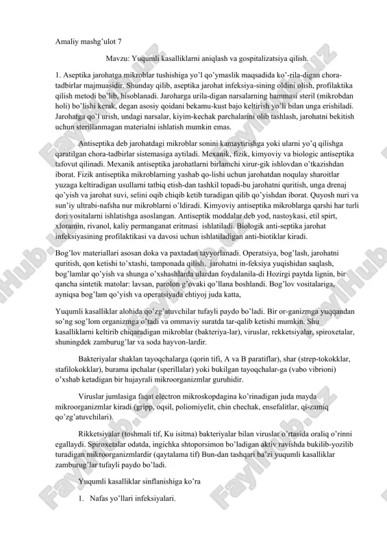 aseptika jarohat — DOCX