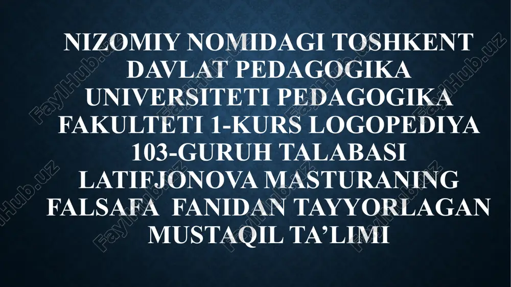 kichikmaktab yoshidagi bolalarning xulq-atvor xususiyatlari — PPTX
