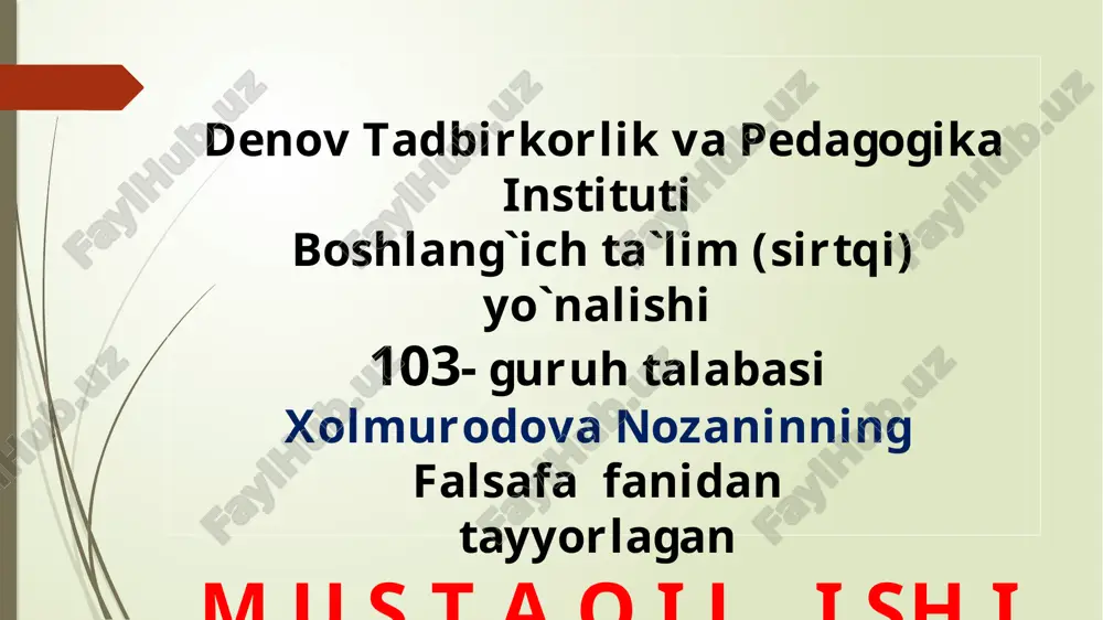 globallashuvning zaruriyati — PPTX
