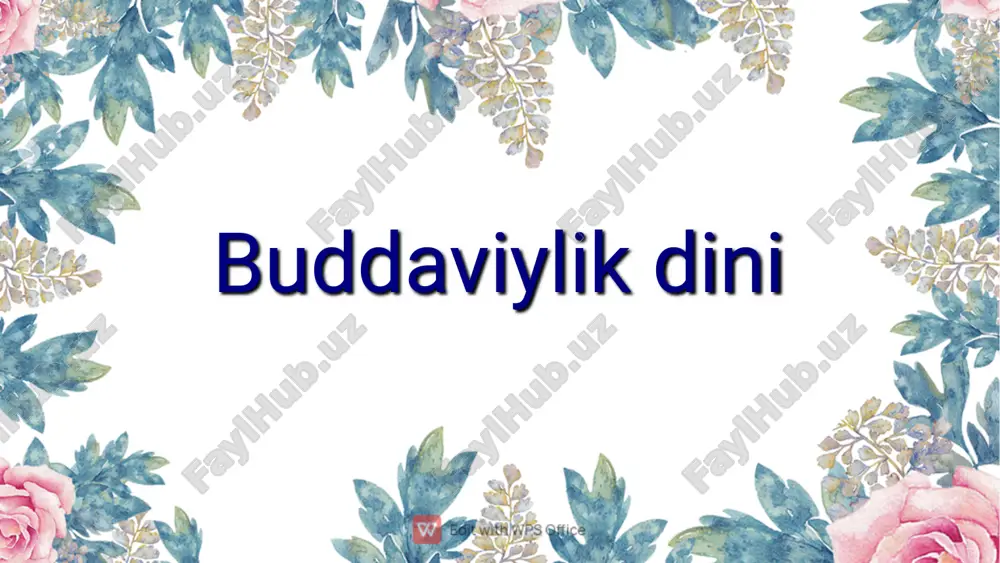 buddaviylik dini — PDF