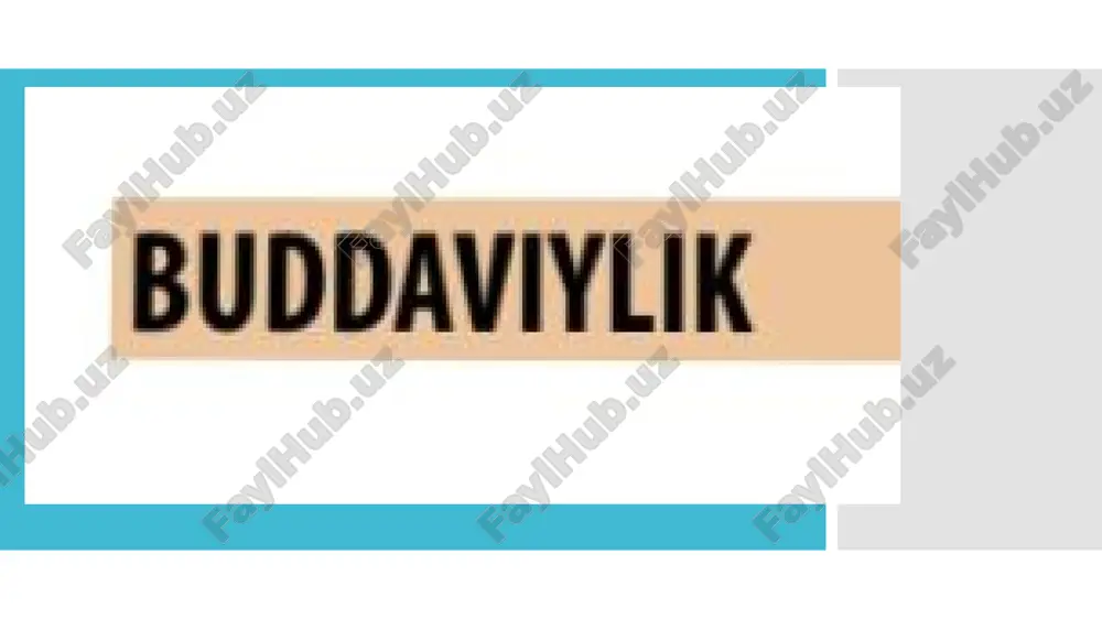 buddaviylik — PPTX