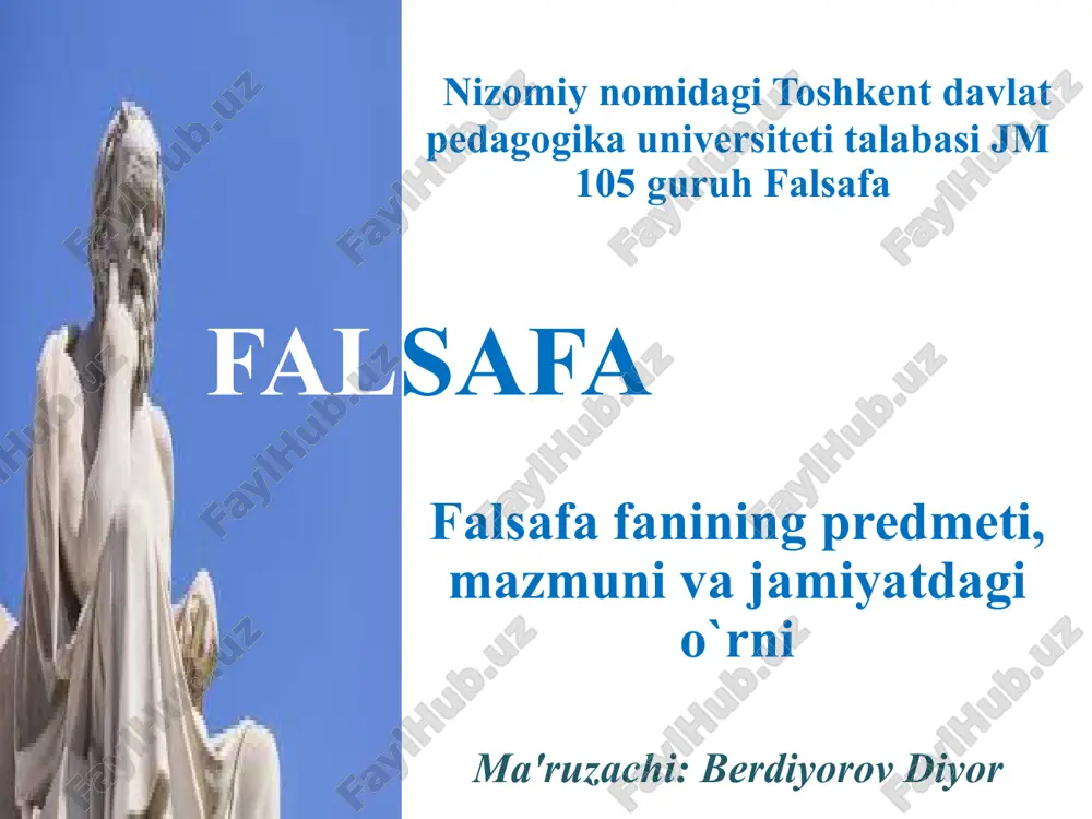 falsafa — PPTX