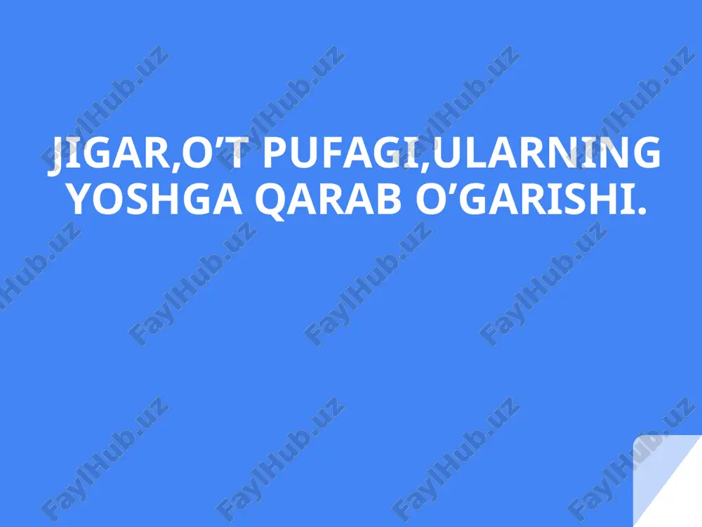 jigar(hepar) — PPTX
