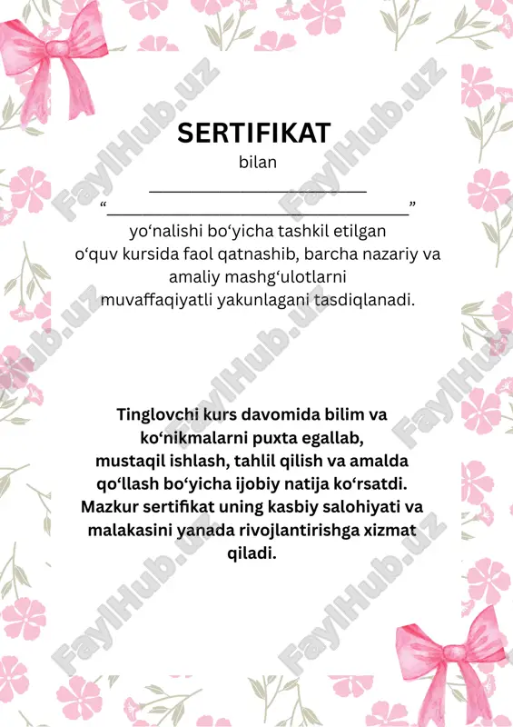 sertifikat — PPTX