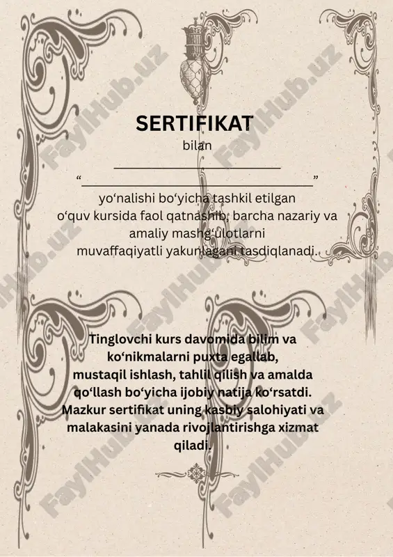 sertifikat — PPTX