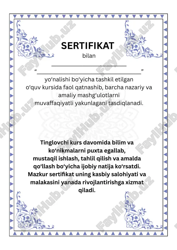 sertifikat — PPTX