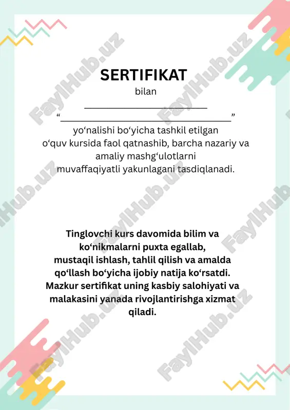 sertifikat — PPTX