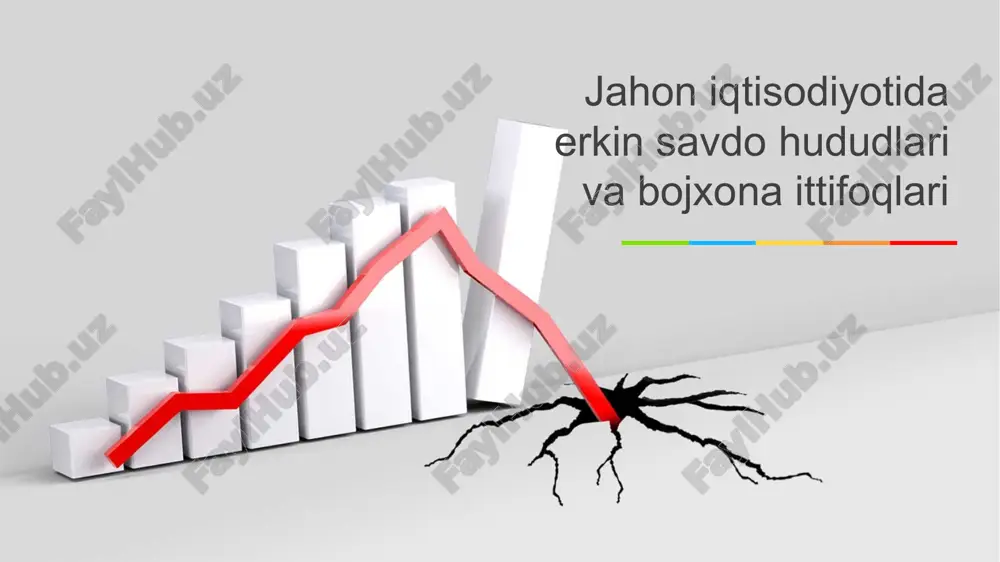 jahon iqtisodiyotida erkin savdo hududlari va bojxona ittifoqlari — PPTX