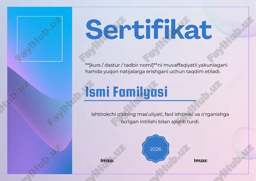 sertificat — PPTX