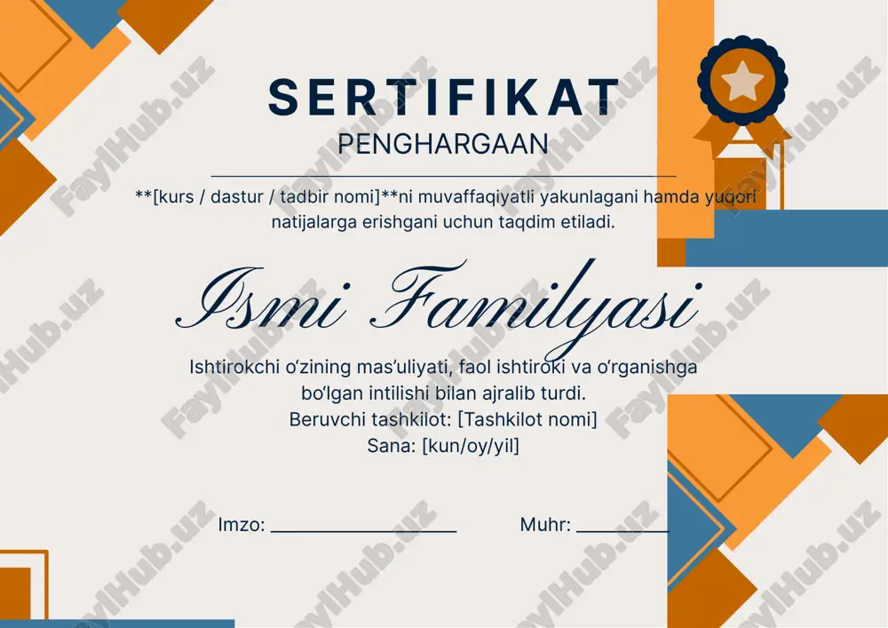 sertifikat — PPTX