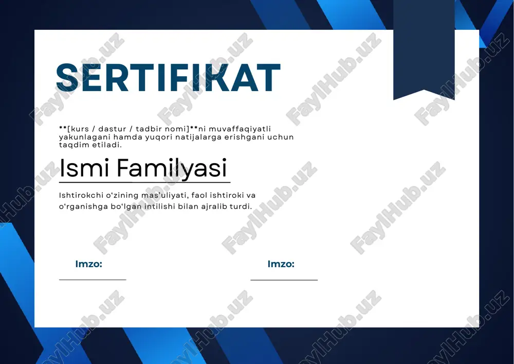 sertifikat — PPTX