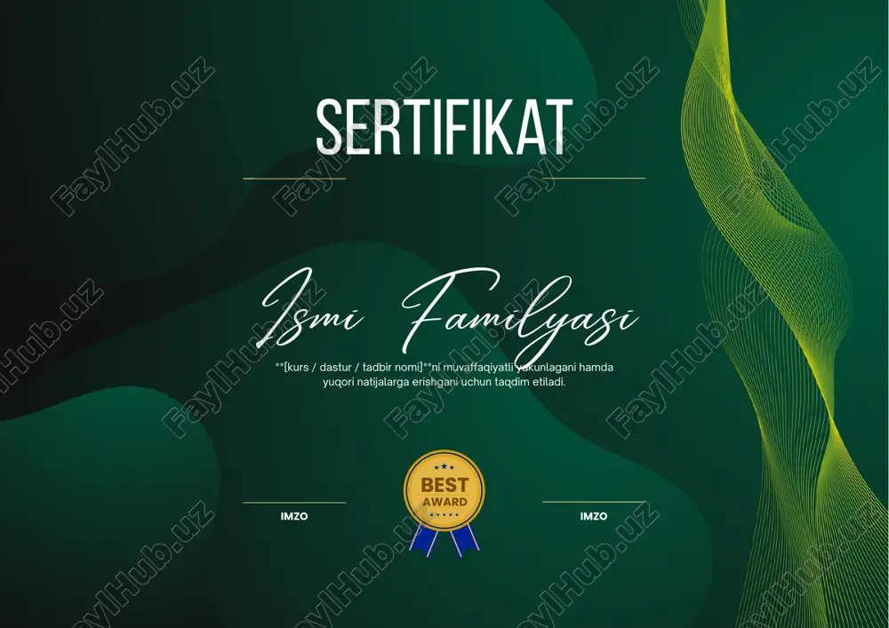 sertifikat — PPTX