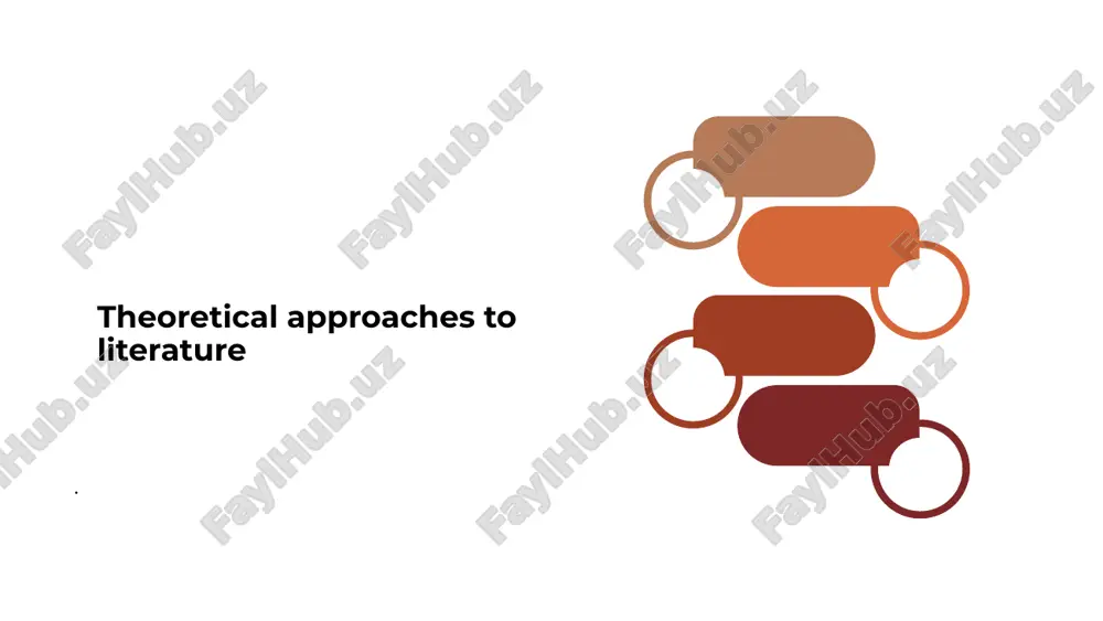 theoretical approaches to literature — PPTX