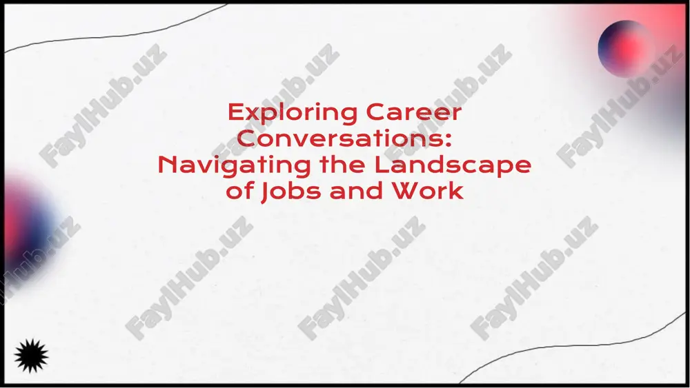 career conversations — PDF