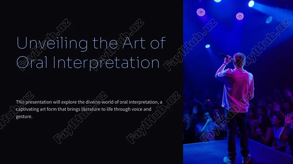 dramatic interpretation — PPTX