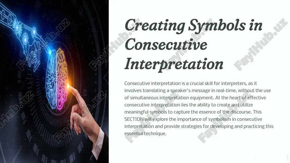 creating symbols in consecutive interpretation — PPTX