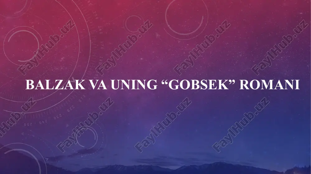 gobseck — PPTX