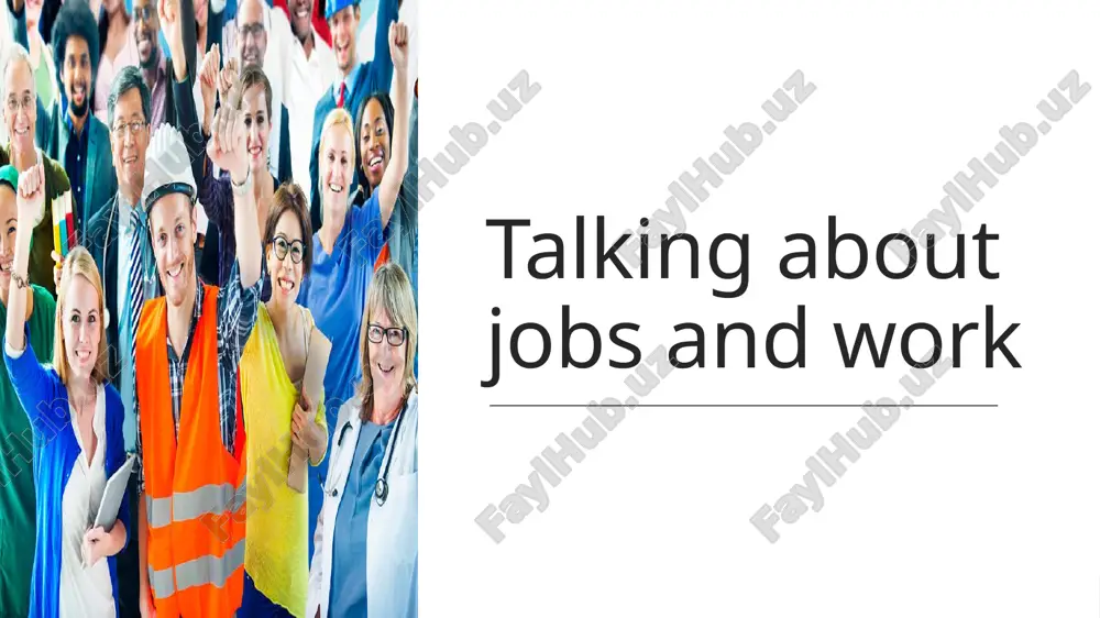 jobs vs work — PPTX