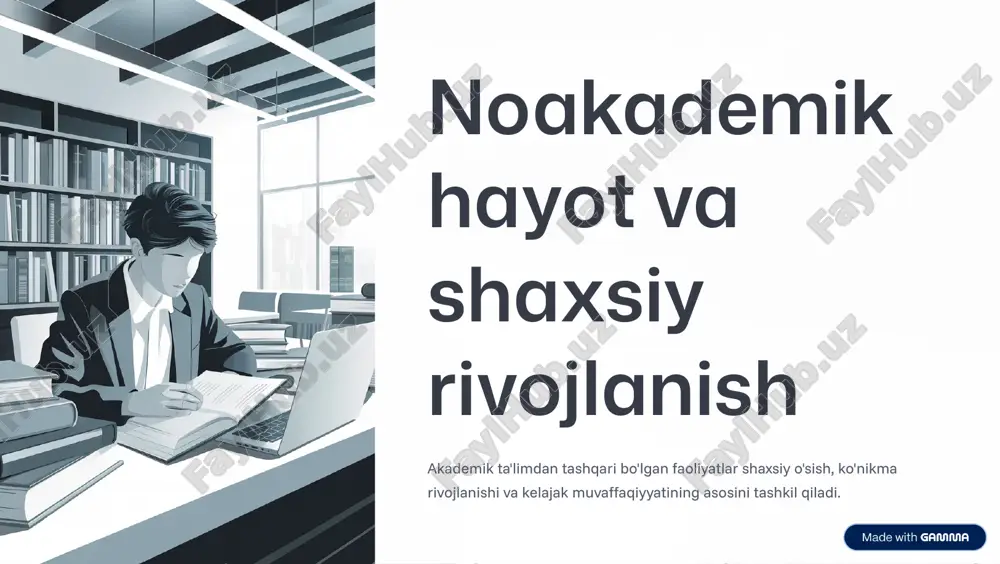 noakademik faoliyatlar — PDF