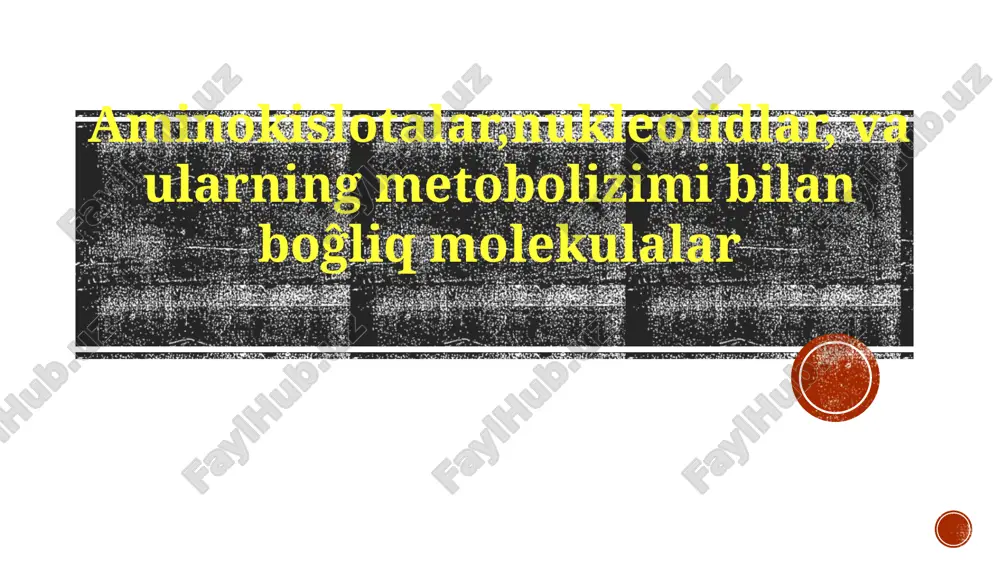 aminokislotalar — PPTX