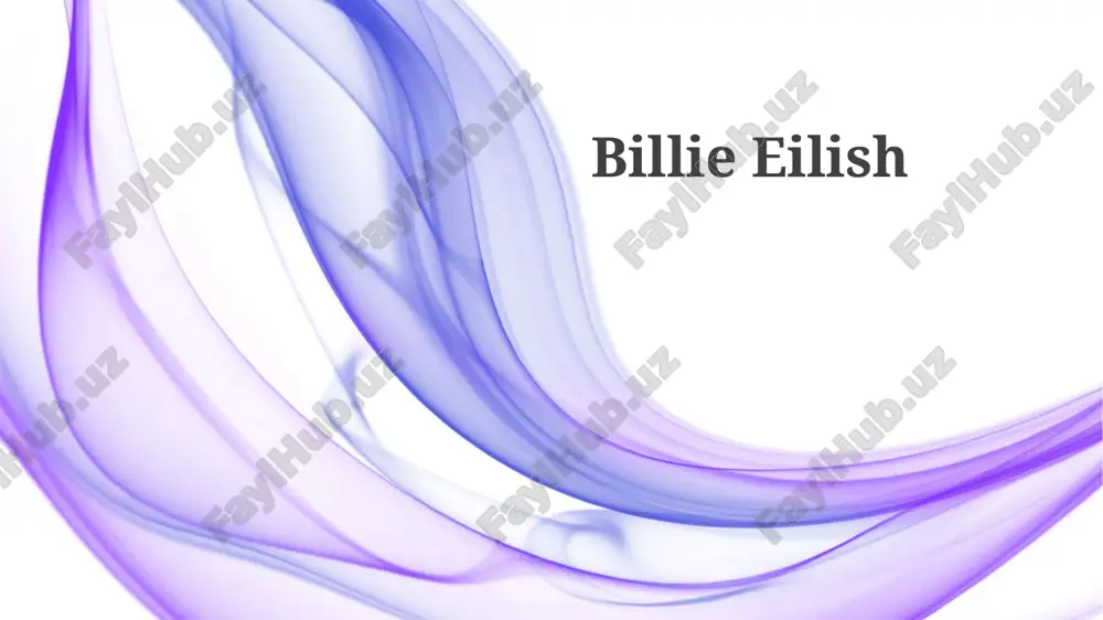 billie eilish — PPTX