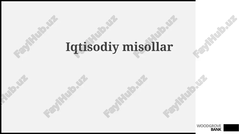 makroiqtisodiyot misollari — PPTX
