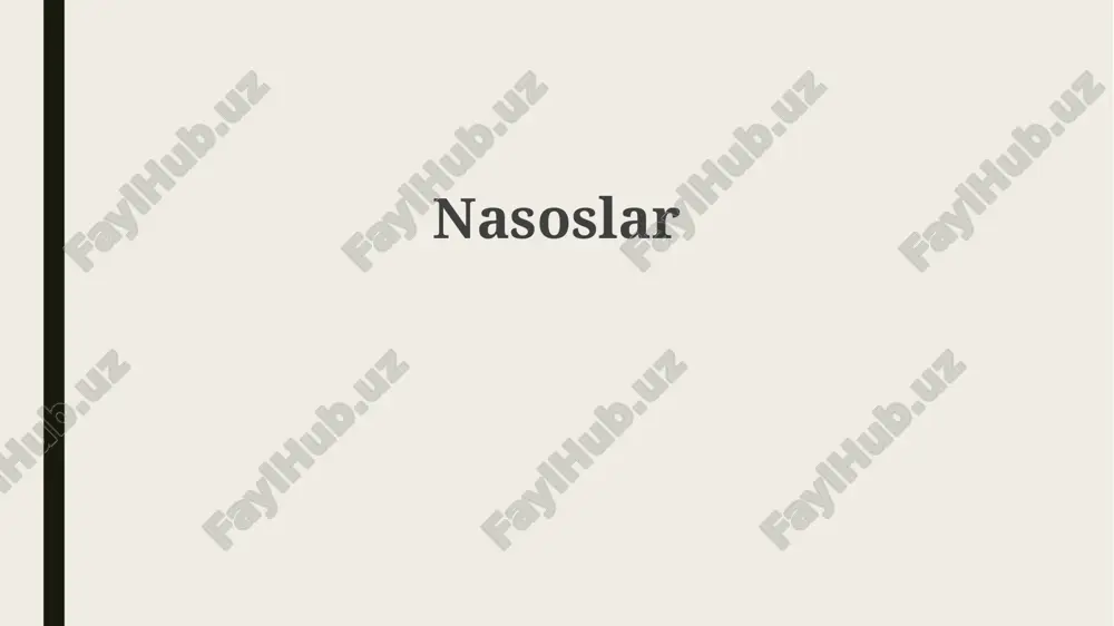 nasoslar — PPTX