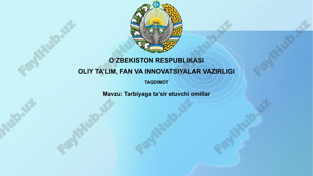 tarbiyagataʼsiretuvchiomillar — PPTX