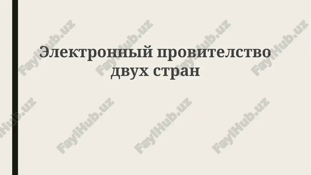 elektronniyprovitelstvodvuxstran — PPTX