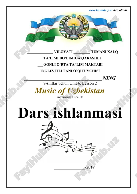 music of uzbekistan — DOCX