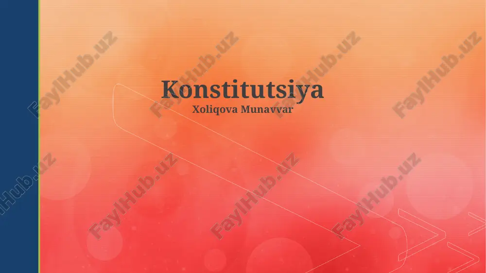 konstitutsiya — PPTX