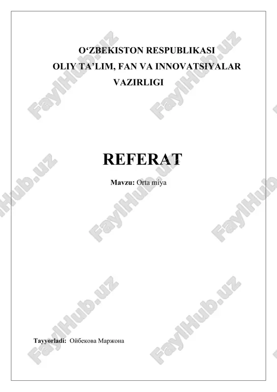 orta miya — DOCX