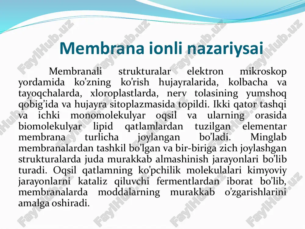 membrana ionli nazariyasi — PDF