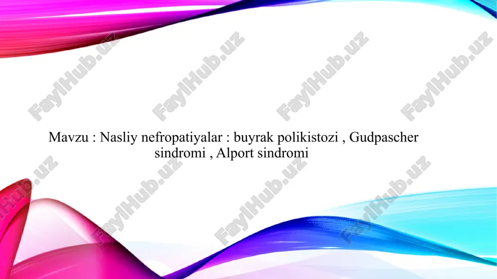 buyrakpolikistozi — PPTX