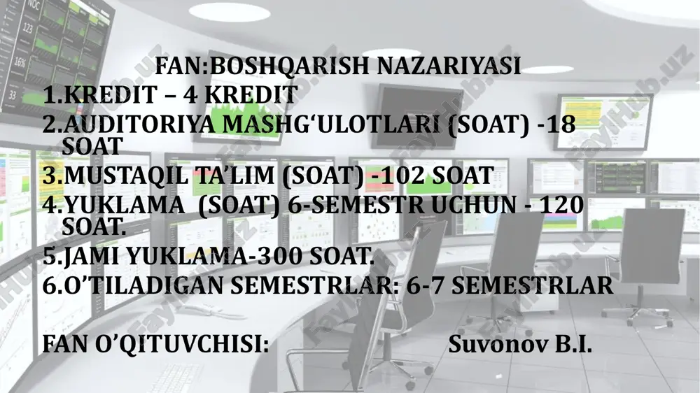 boshqarish to‘g‘risida tushuncha — PDF