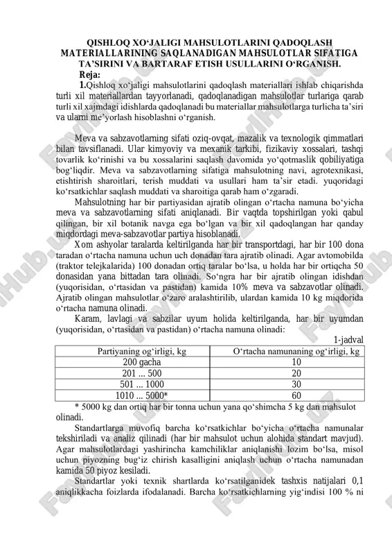 qishloq xo‘jaligi mahsulotlarini qadoqlash materiallari — PDF