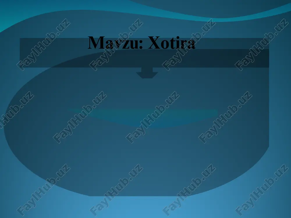 xotira — PDF