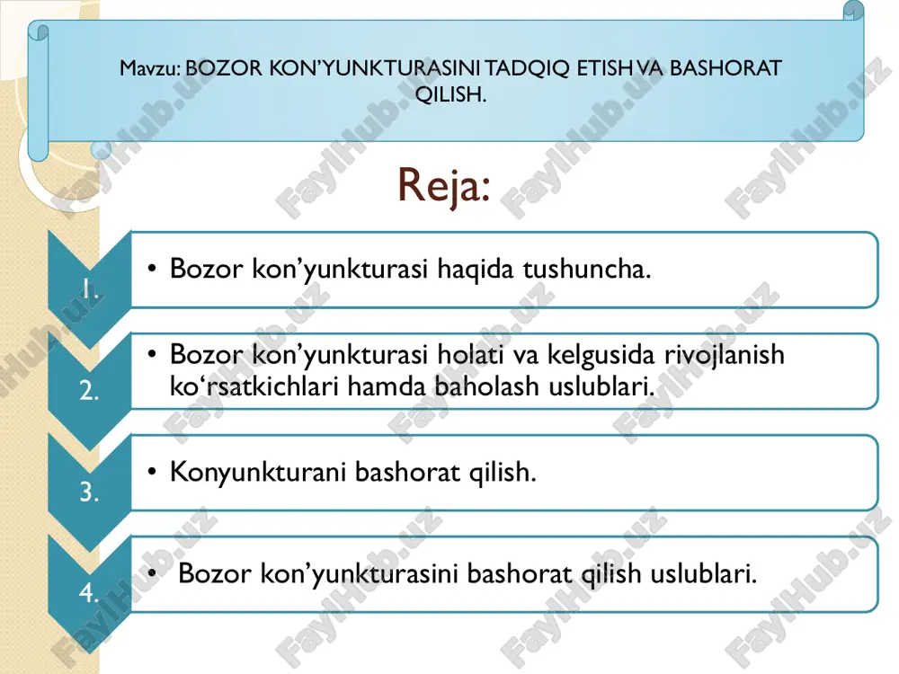 bozor kon’yunkturasi — PDF