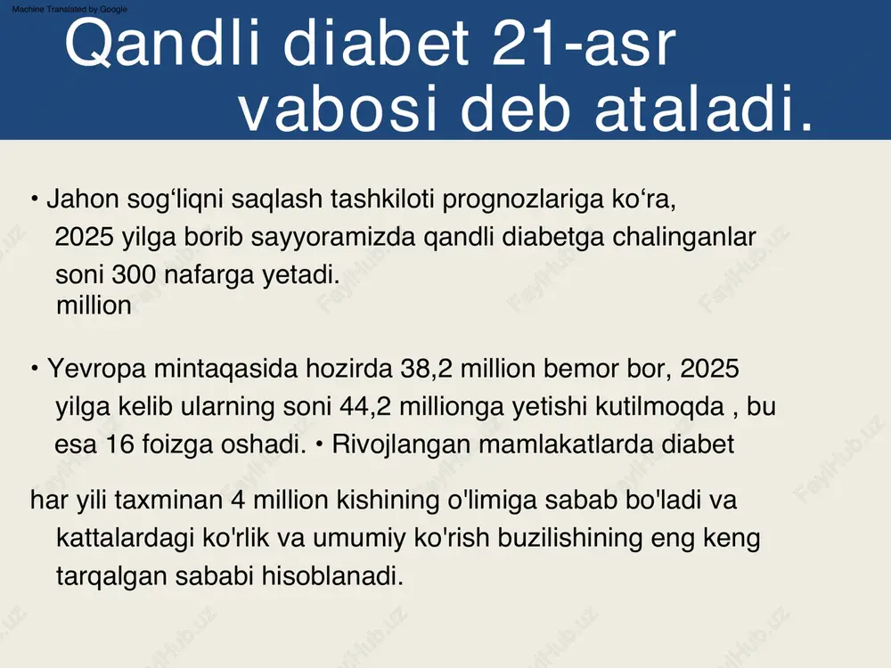 qandli diabet — PDF