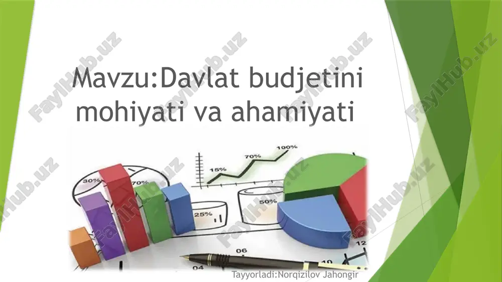 davlatbudjetinimohiyati — PPTX