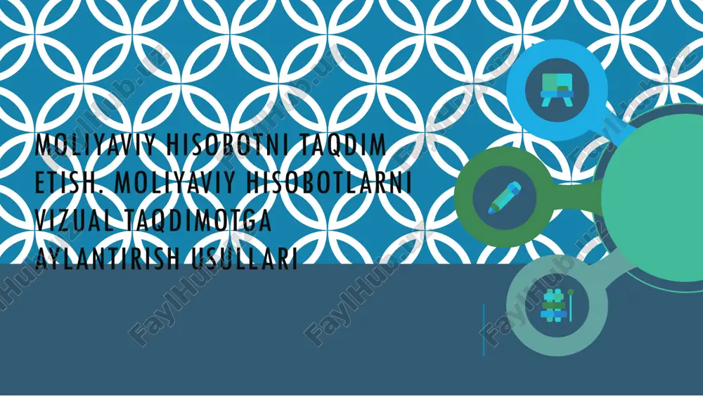 moliyaviy hisobot taqdimoti — PPTX