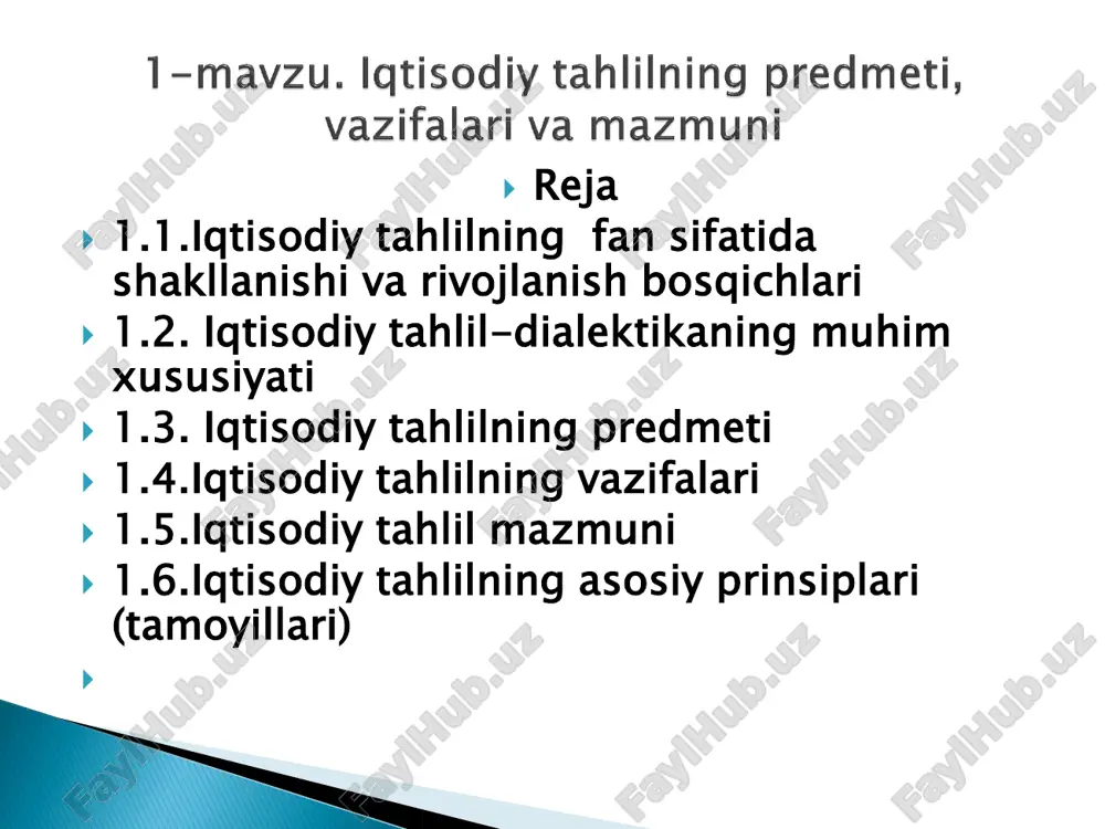 iqtisodiy tahlil — PDF