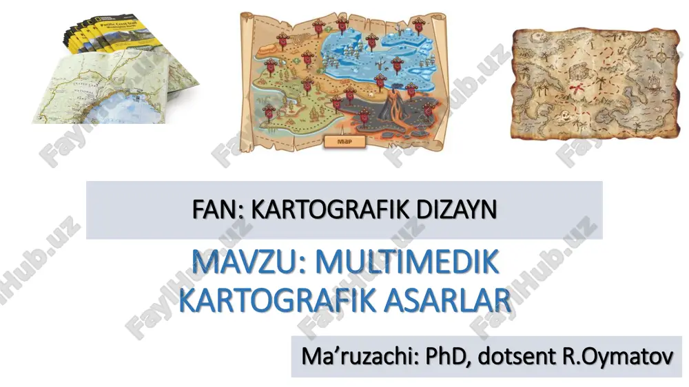 multimedik kartografik asarlar — PDF