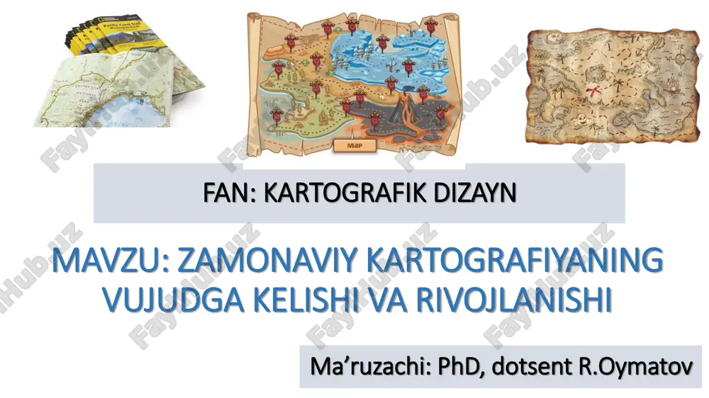 zamonaviy kartografiyaning — PDF