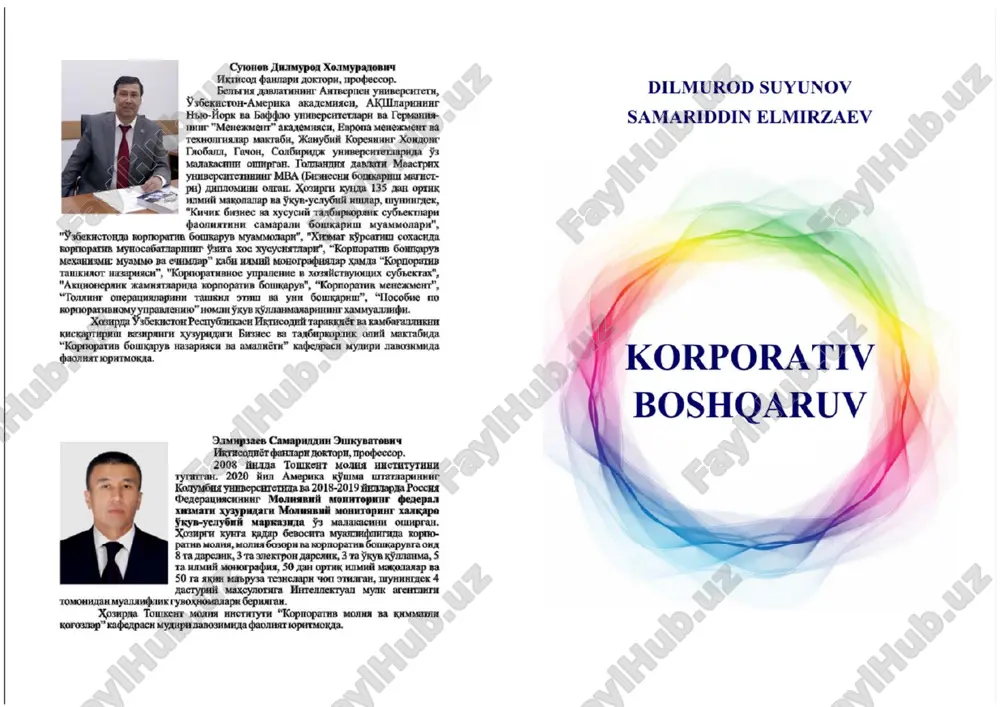 korporativ boshqaruv — PDF