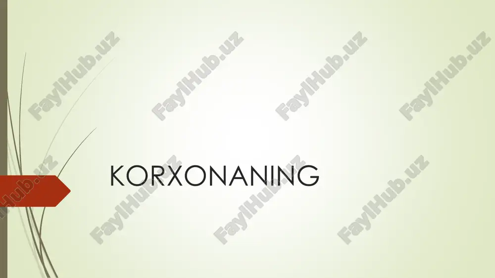 korxonaning — PDF
