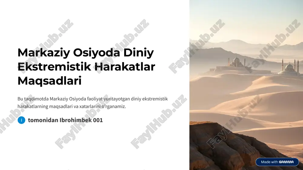 ekstremistik harakatlar — PDF